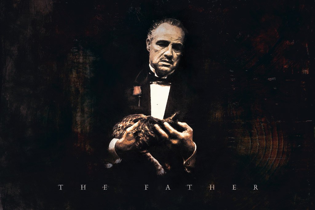 The Godfather (1972) IMDB Top 250 Canvas Poster