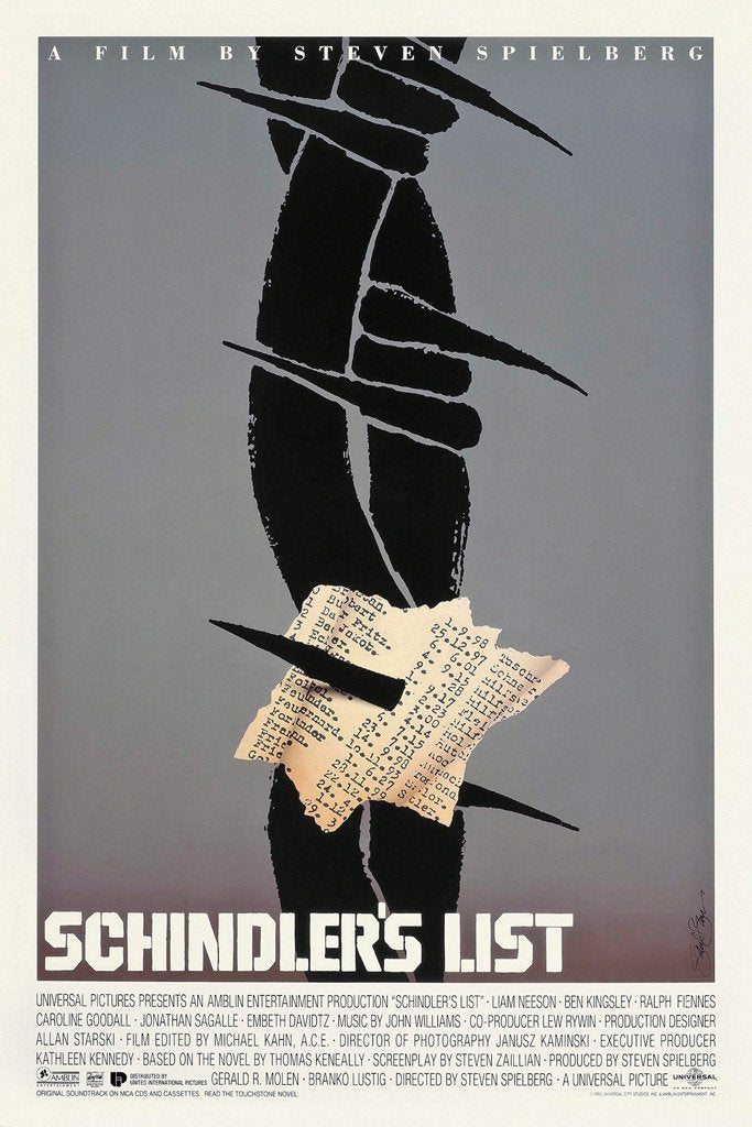 Schindler's List (1993) Canvas Poster