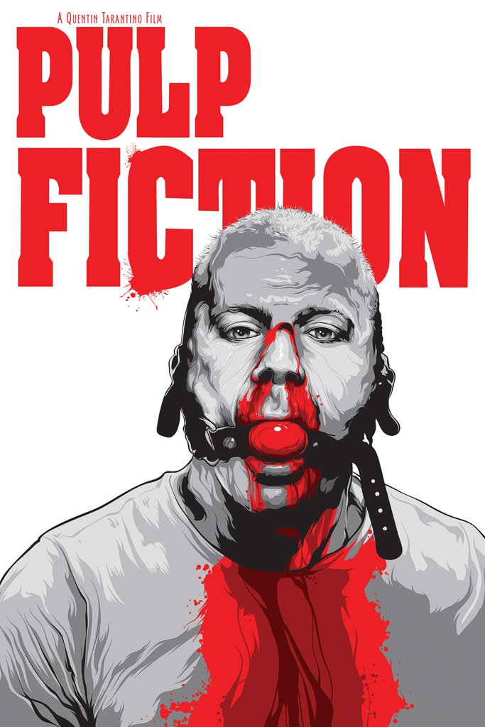 Pulp Fiction (1994) Movie Canvas Poster