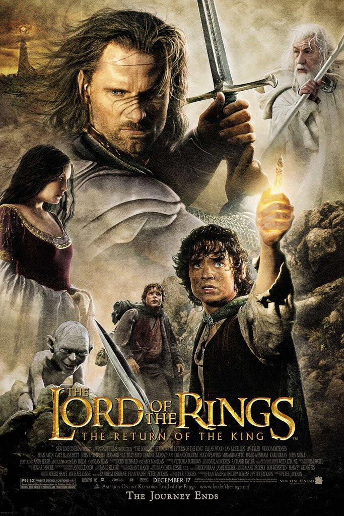 The Lord of the Rings The Return of the King (2003) IMDB Top 250 Canvas Poster