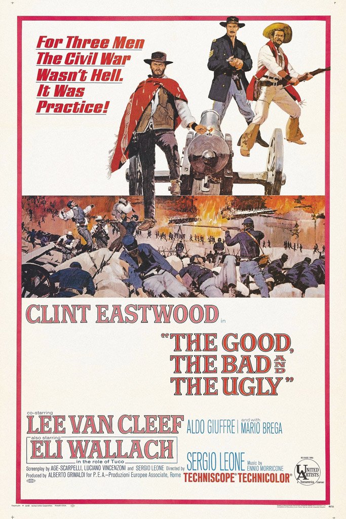 The Good, the Bad and the Ugly (1966) Canvas Poster