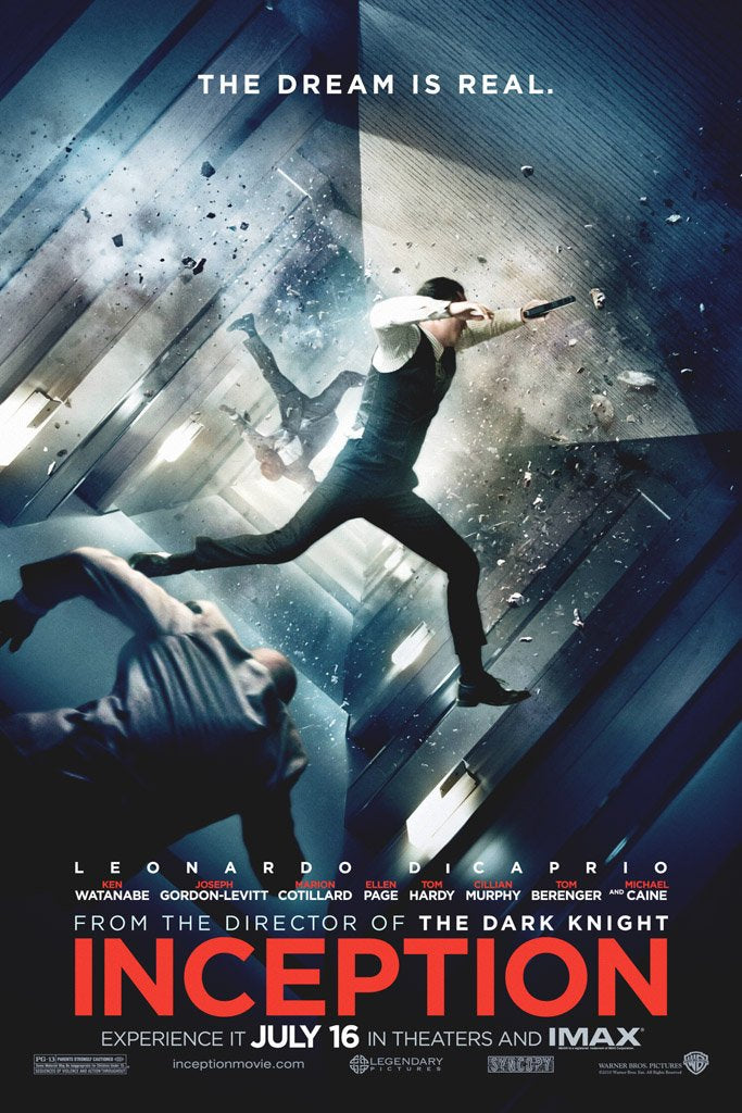 Inception (2010) Canvas Poster