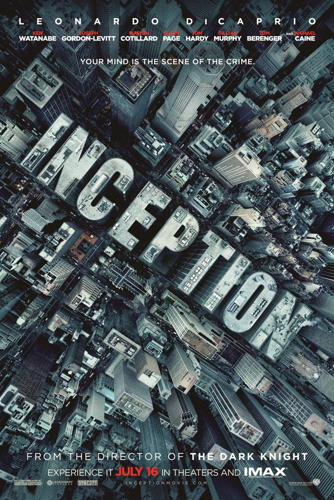 Inception (2010) IMDB Top 250 Canvas Poster