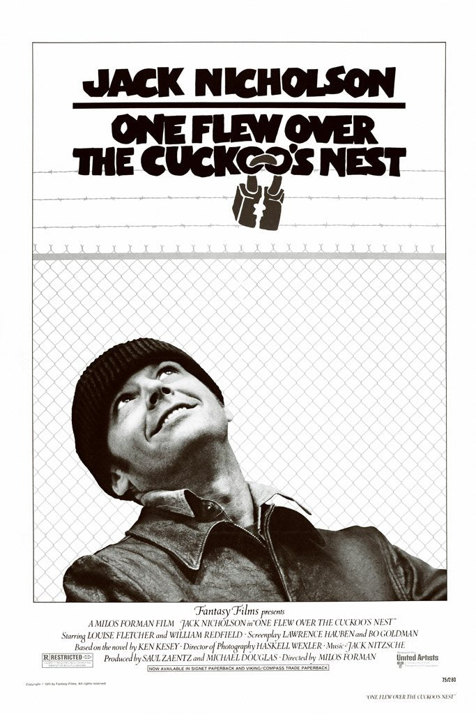 One Flew Over the Cuckoo's Nest (1975) Canvas Poster
