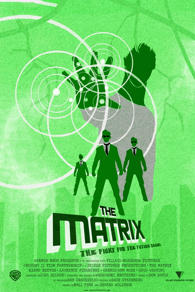 The Matrix (1999) Movie Canvas Poster