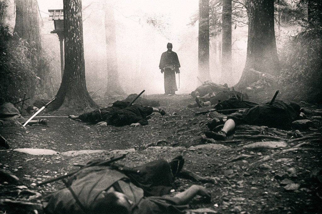 Seven Samurai (1954) Film Canvas Poster