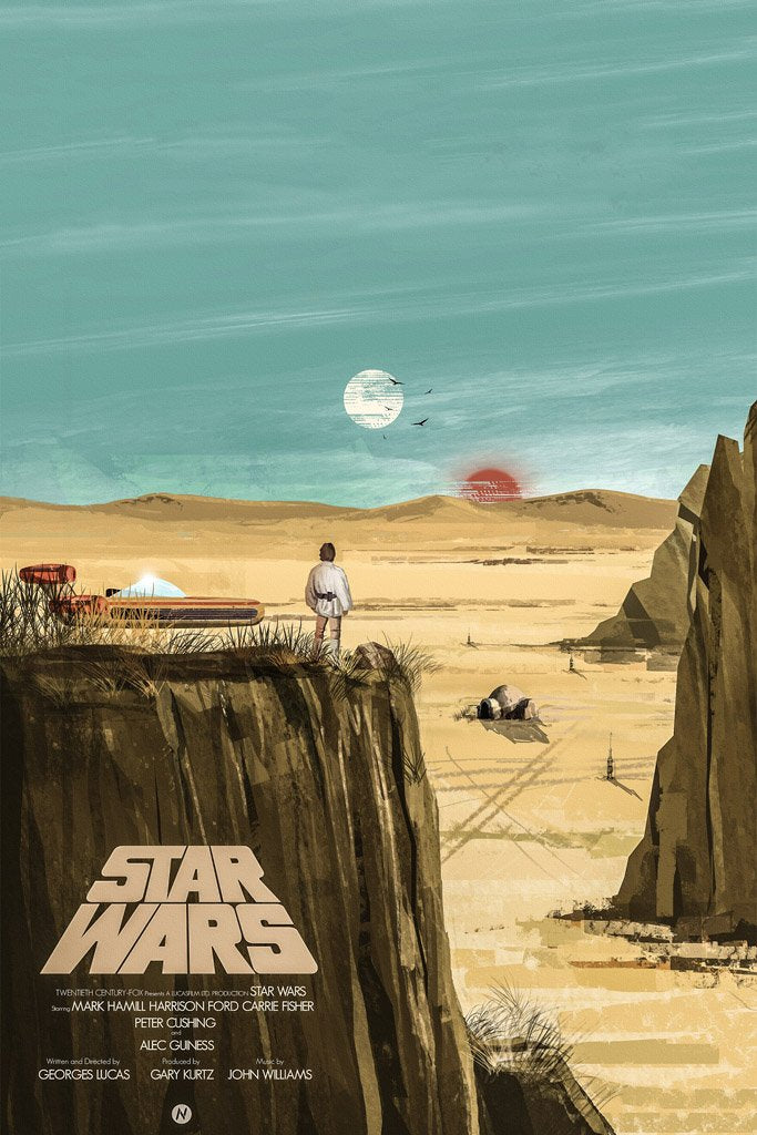 Star Wars: Episode IV - A New Hope (1977) IMDB Top 250 Canvas Poster