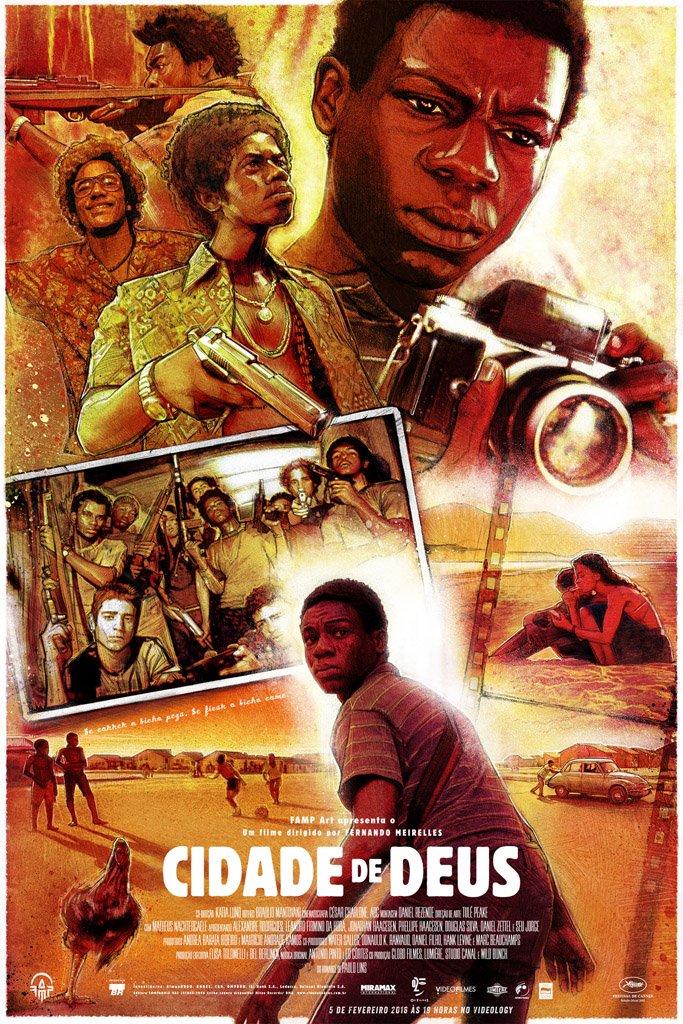 City of God (2002) Canvas Poster