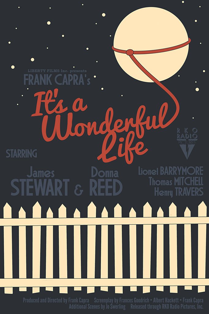 It's a Wonderful Life (1946) Movie Canvas Poster