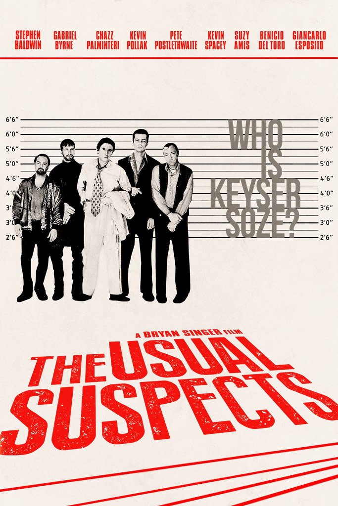 The Usual Suspects (1995) Canvas Poster