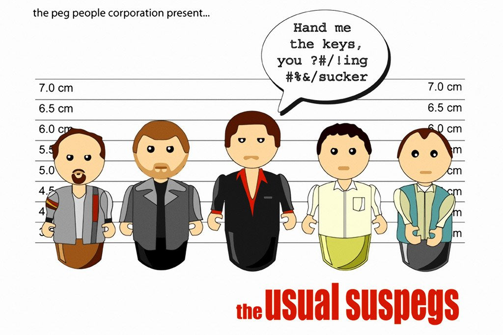 The Usual Suspects (1995) Film Movie Canvas Poster