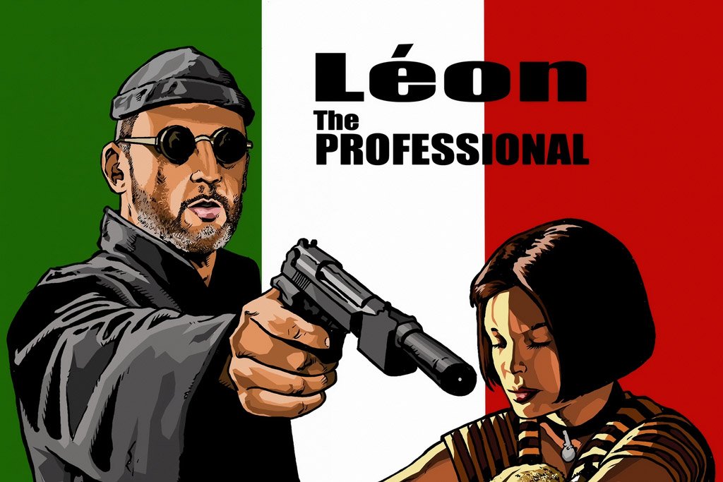L¨¦on: The Professional (1994) IMDB Top 250 Canvas Poster