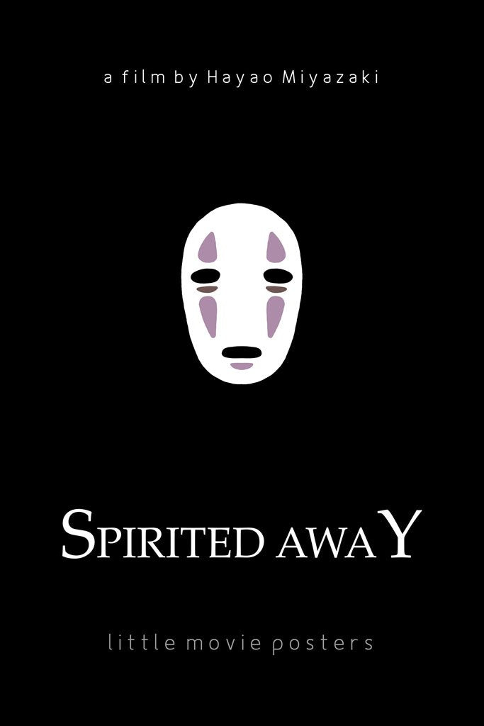 Spirited Away (2001) Movie Canvas Poster