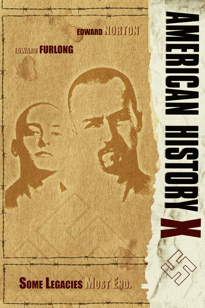American History X (1998) IMDB Top 250 Canvas Poster