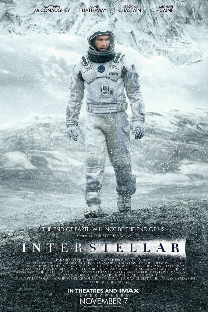 Interstellar (2014) Film Canvas Poster