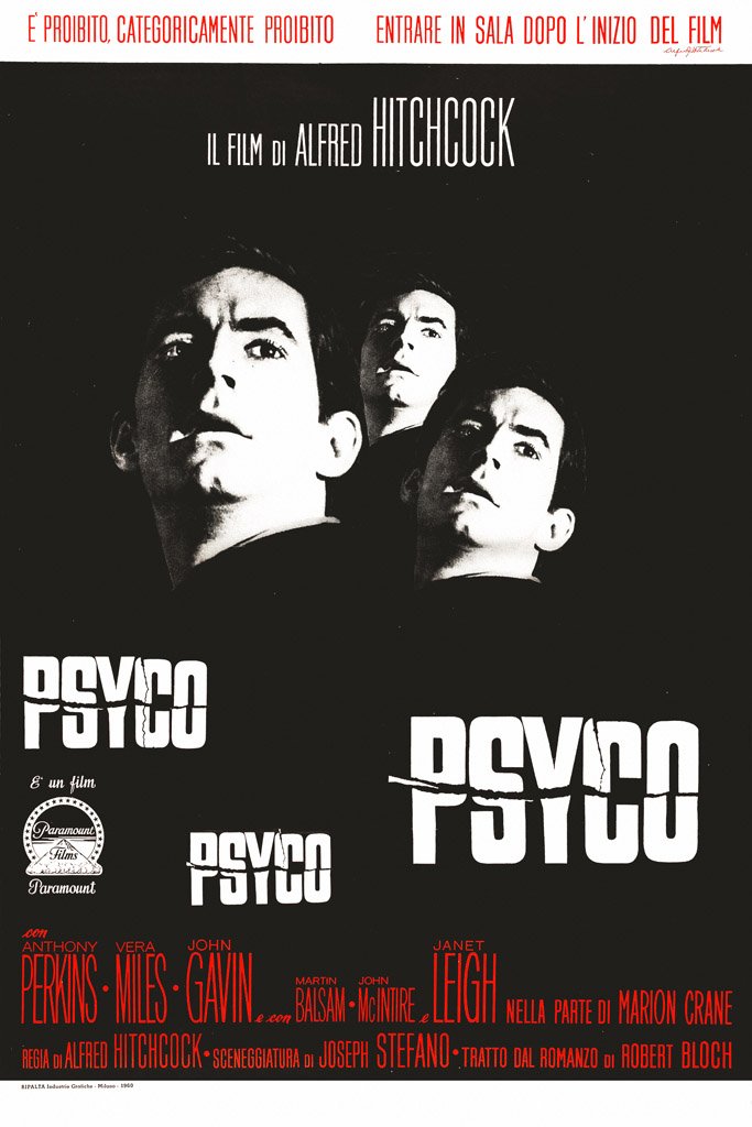 Psycho (1960) Canvas Poster