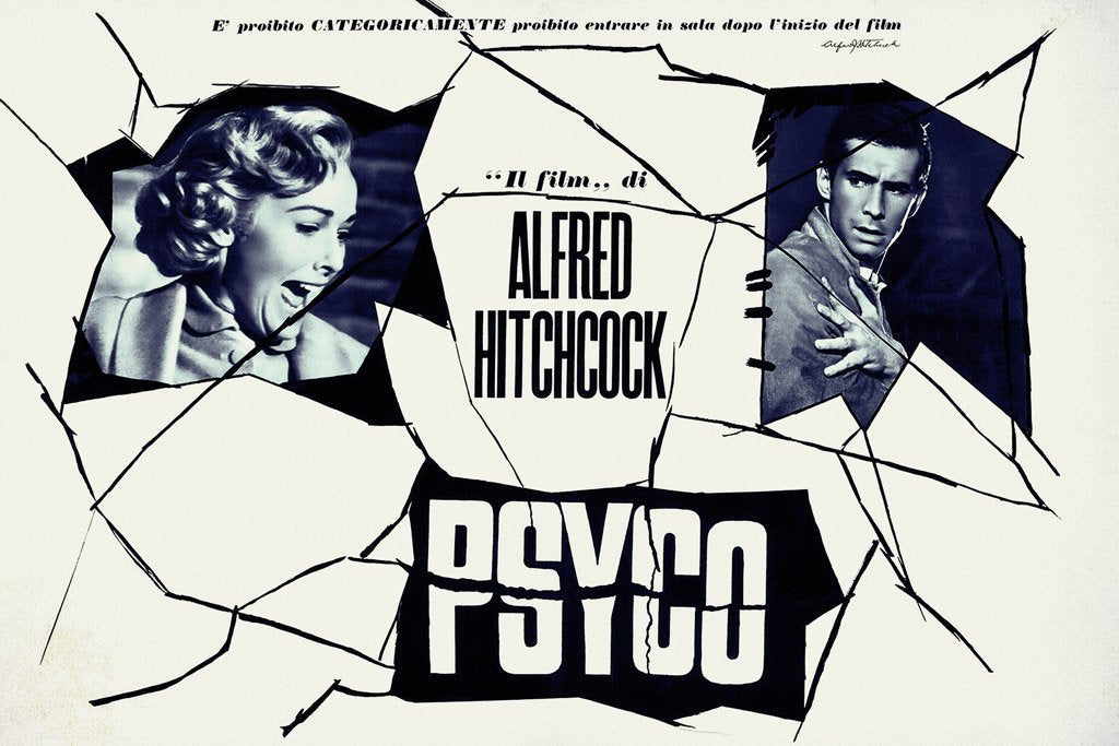 Psycho (1960) IMDB Top 250 Canvas Poster