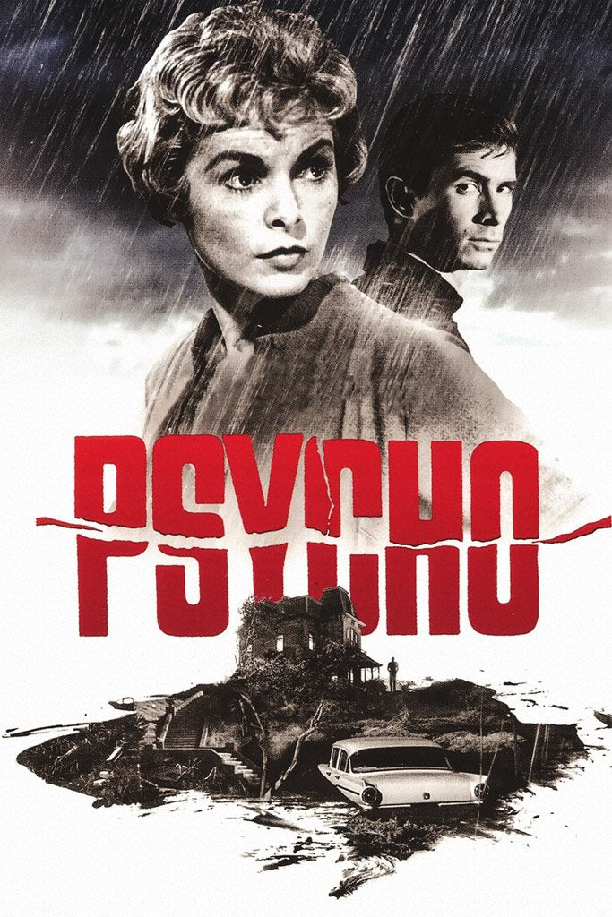 Psycho (1960) Film Canvas Poster