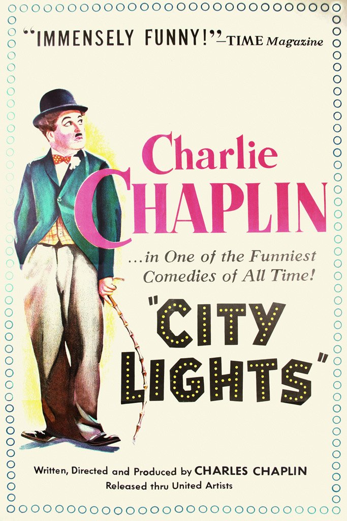 City Lights (1931) Movie Canvas Poster