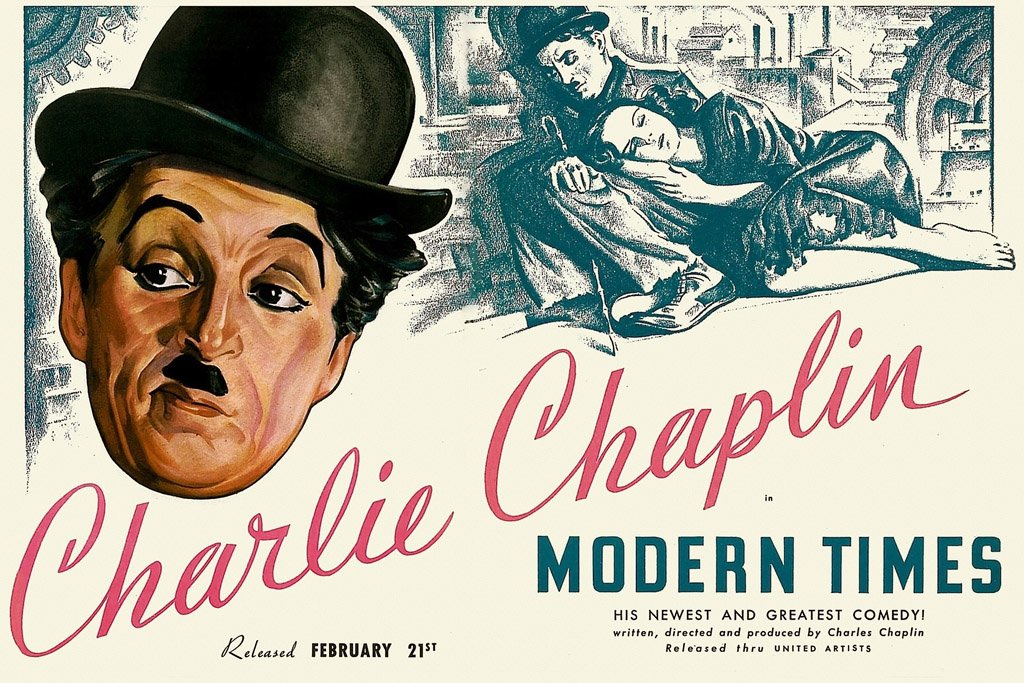 Modern Times (1936) Canvas Poster