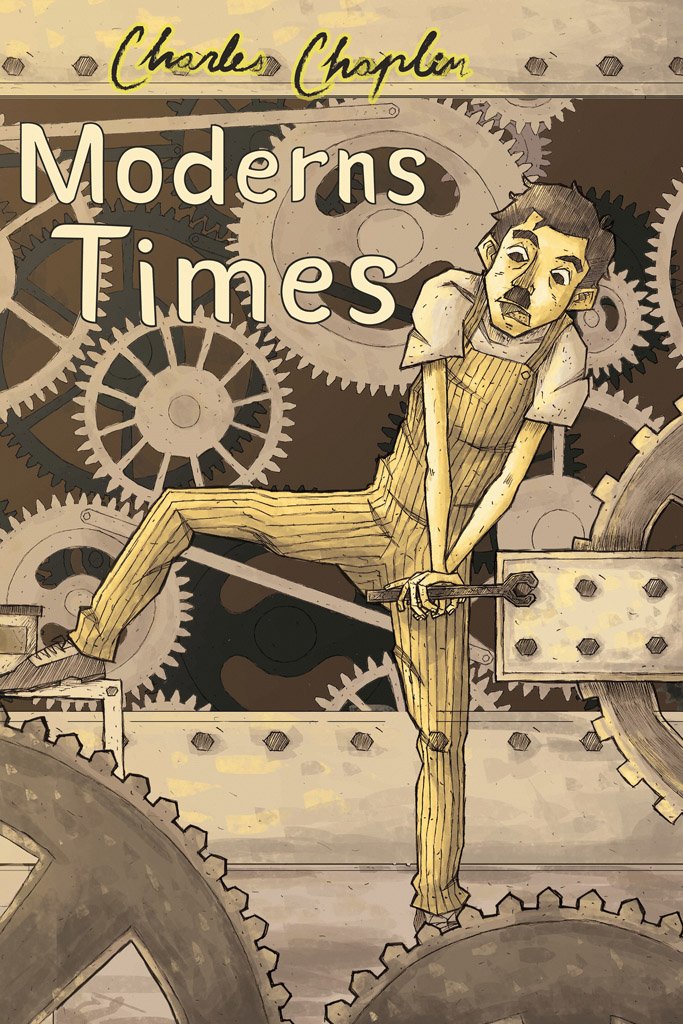 Modern Times (1936) Movie Canvas Poster