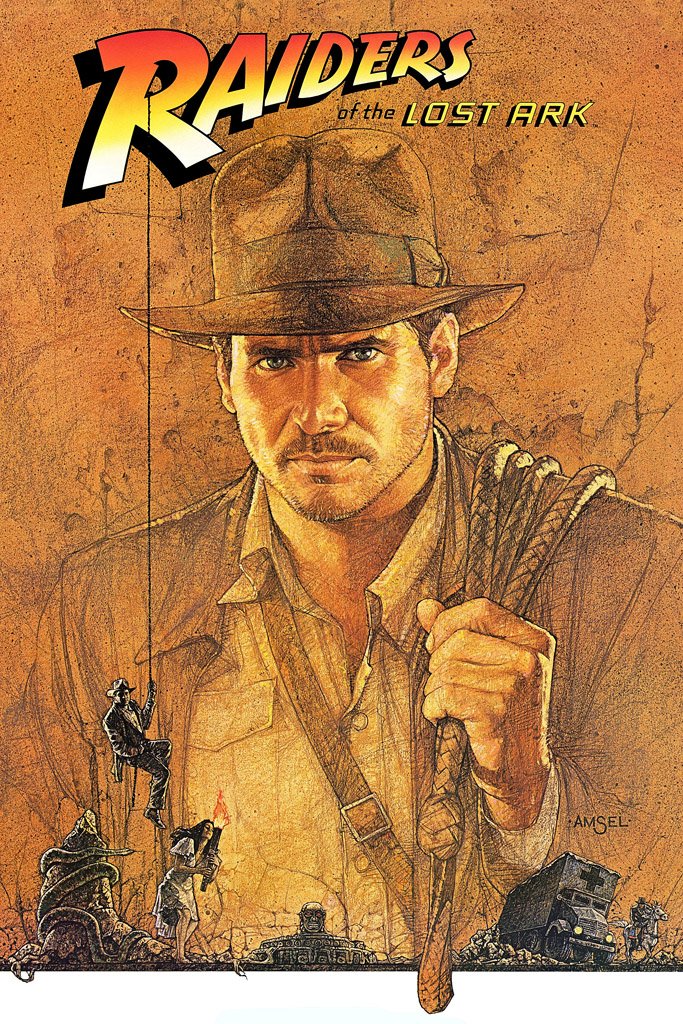 Raiders of the Lost Ark (1981) Movie Canvas Poster