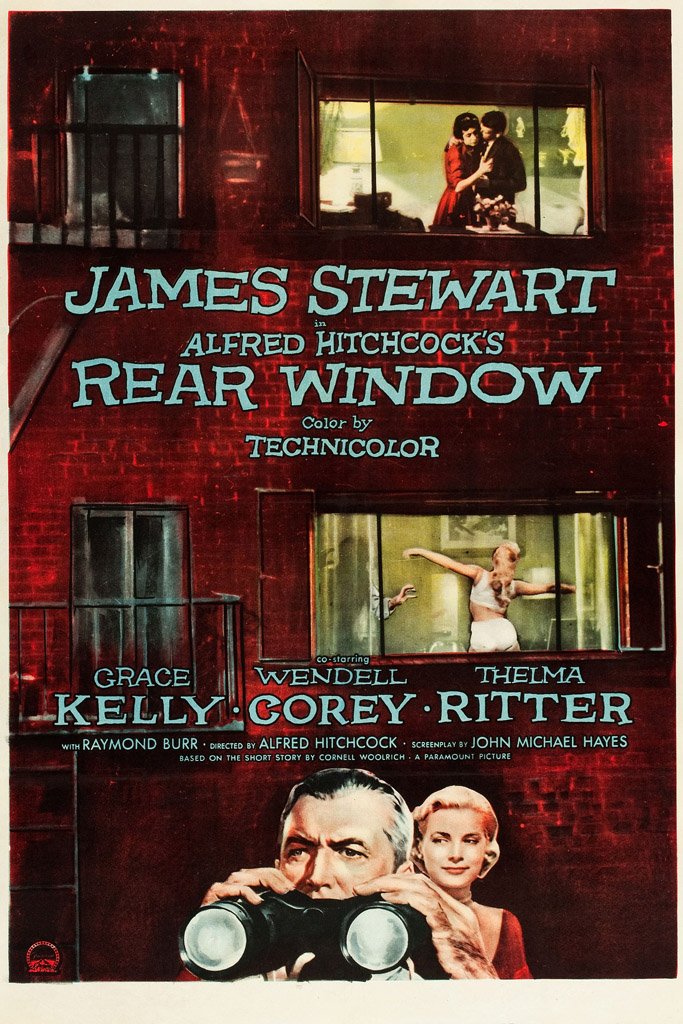 Rear Window (1954) Movie Canvas Poster