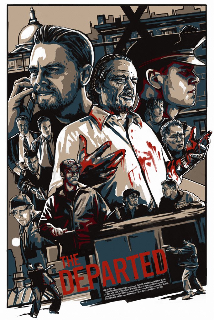 The Departed (2006) Movie Canvas Poster