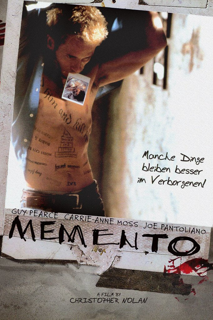 Memento (2000) IMDB Top 250 Canvas Poster