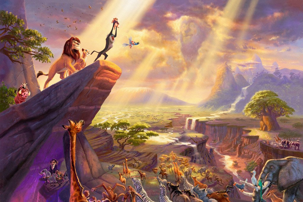 The Lion King (1994) Movie Canvas Poster