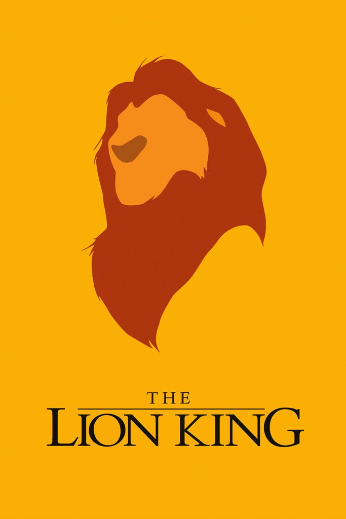 The Lion King (1994) Film Canvas Poster