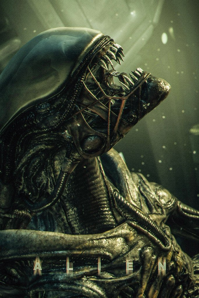 Alien (1979) IMDB Top 250 Canvas Poster