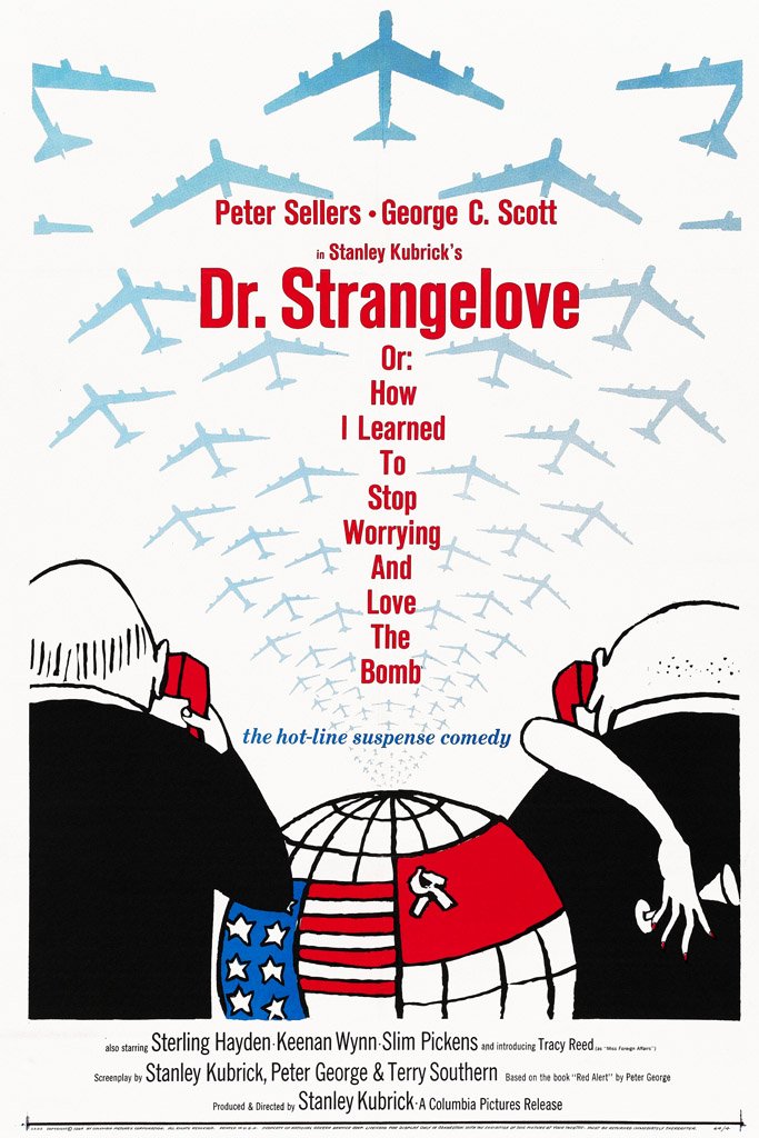 Dr. Strangelove or: How I Learned to Stop Worrying and Love the Bomb (1964)  Canvas Poster