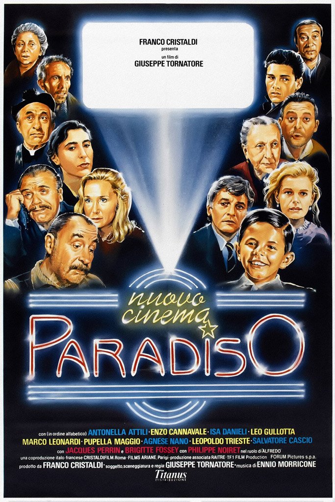 Cinema Paradiso (1988) Movie Canvas Poster