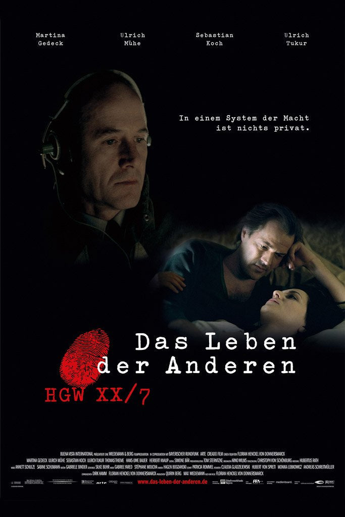 The Lives of Others (2006) Movie Canvas Poster