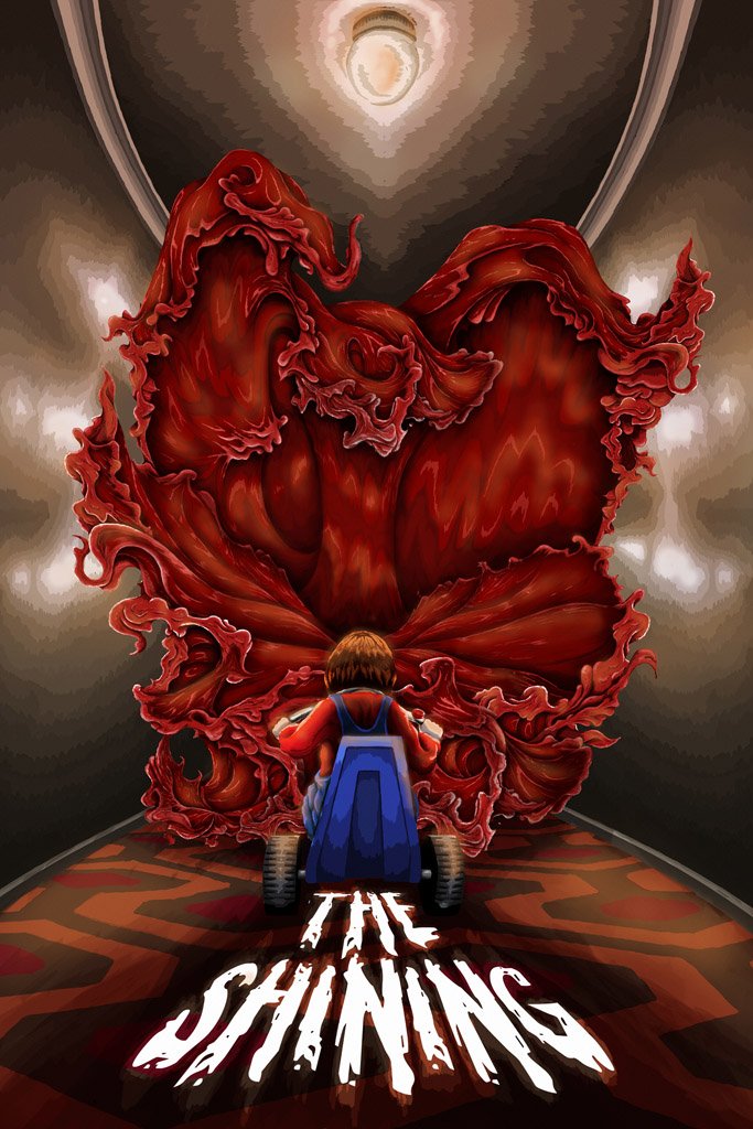 The Shining (1980) Movie Canvas Poster