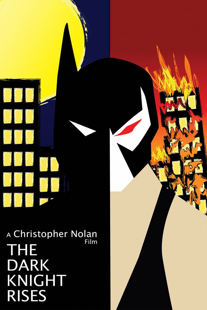 The Dark Knight Rises (2012) Movie Canvas Poster