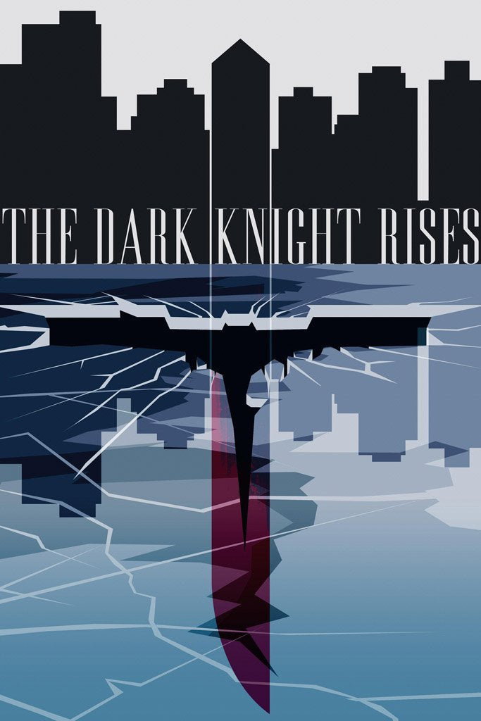 The Dark Knight Rises (2012) Film Canvas Poster