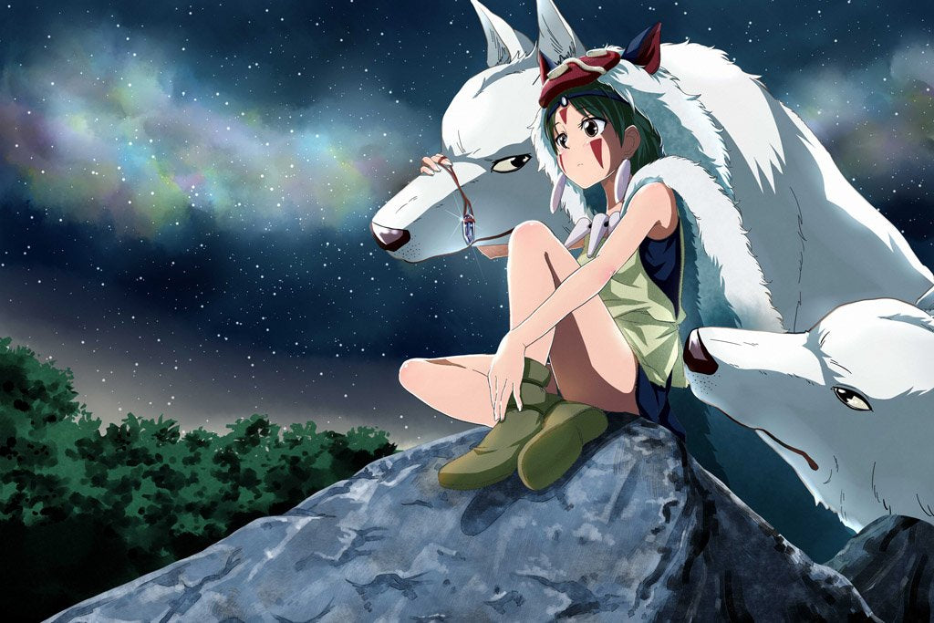 Princess Mononoke (1997) IMDB Top 250 Canvas Poster