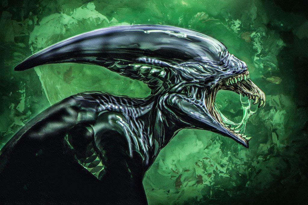 Aliens (1986) IMDB Top 250 Canvas Poster