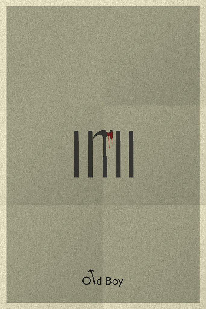 Oldboy (2003) IMDB Top 250 Movie Canvas Poster