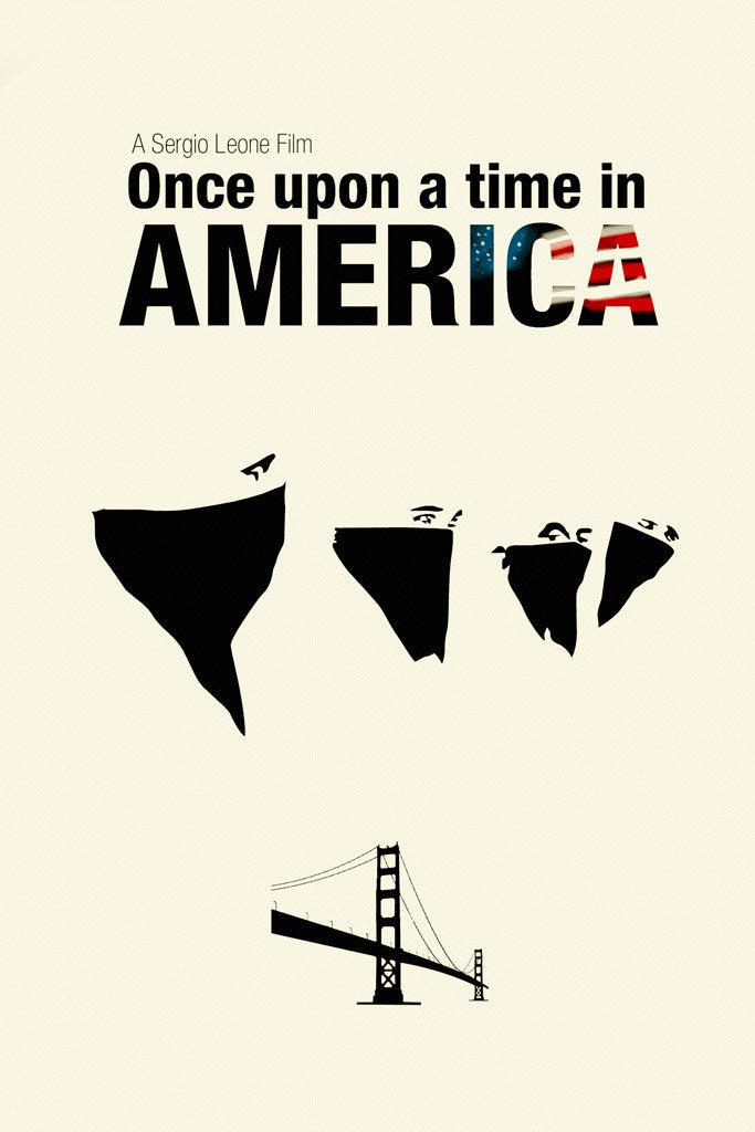 Once Upon a Time in America (1984) Movie Film Canvas Poster