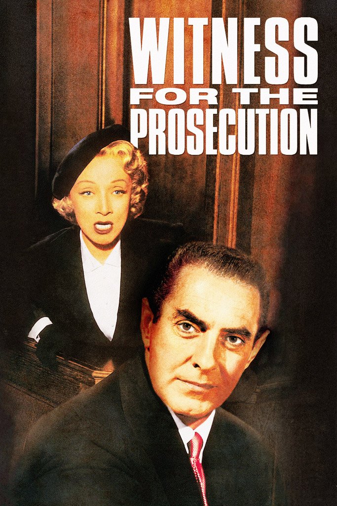 Witness for the Prosecution (1957) IMDB Top 250 Canvas Poster