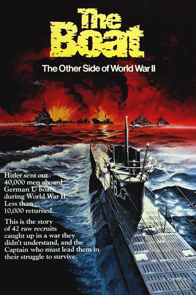 Das Boot (1981) IMDB Top 250 Movie Canvas Poster
