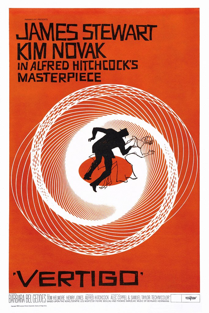Vertigo (1958) Canvas Poster