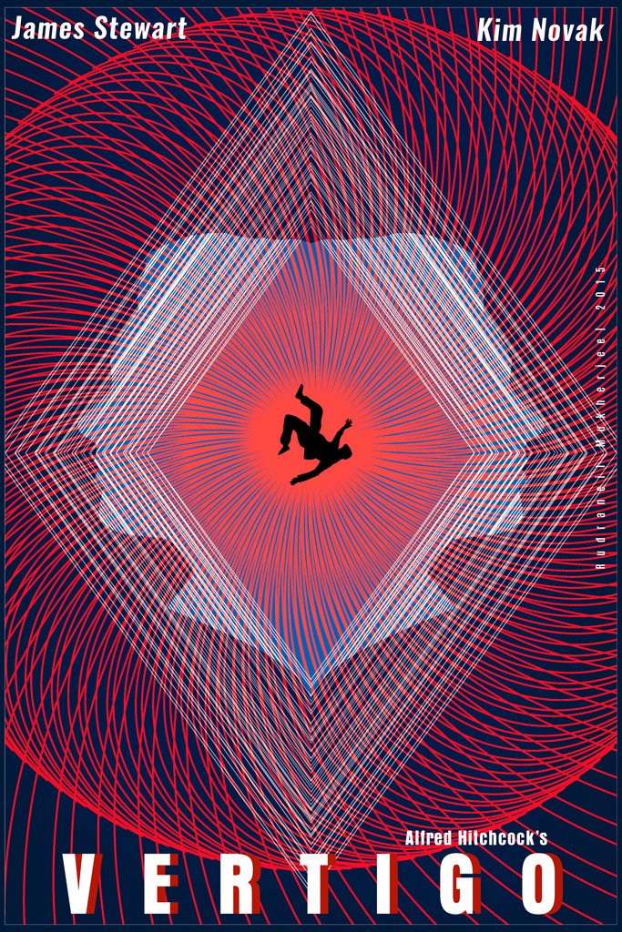 Vertigo (1958) Movie Canvas Poster