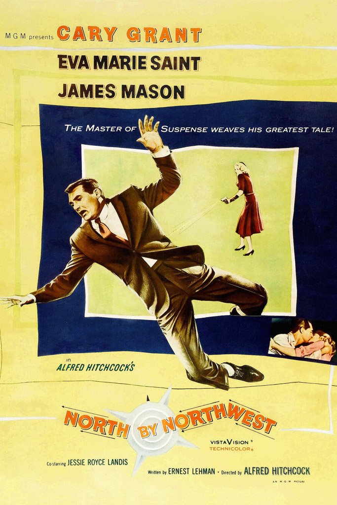 North by Northwest (1959) Canvas Poster