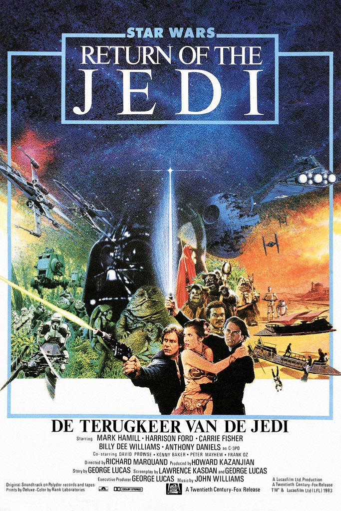 Episode VI - Return of the Jedi (1983) Canvas Poster