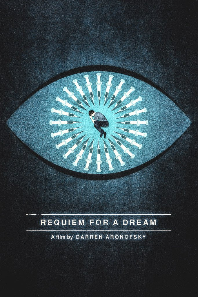 Requiem for a Dream (2000) IMDB Top 250 Movie Canvas Poster