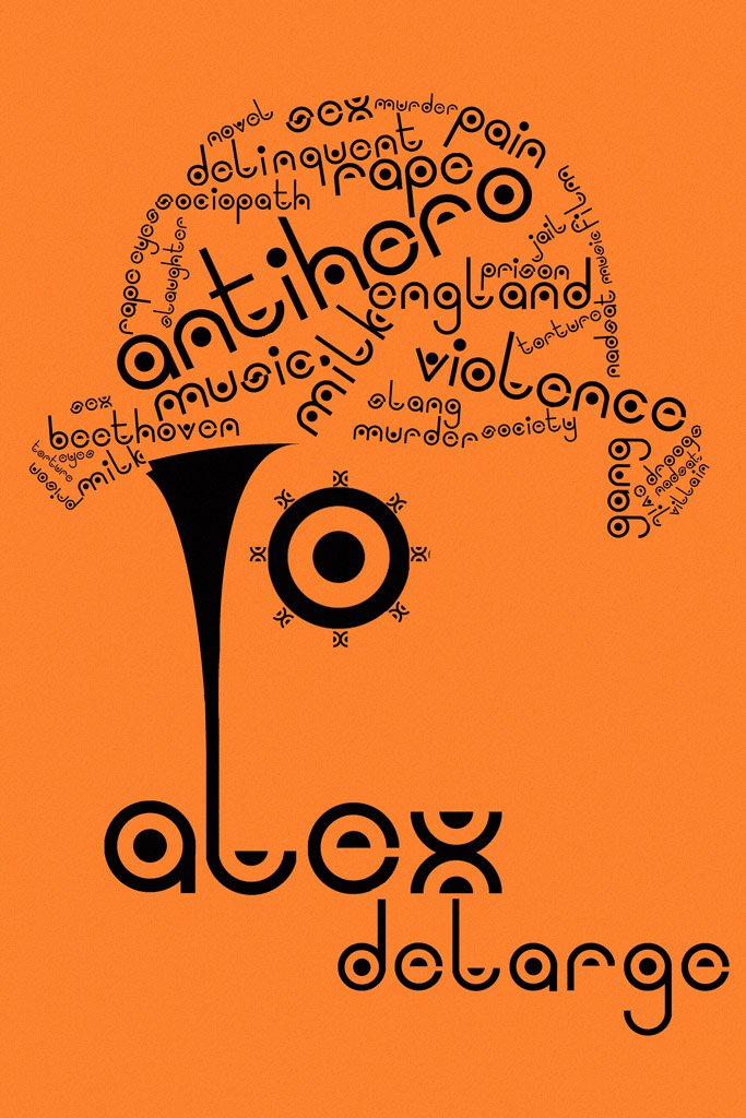 A Clockwork Orange (1971) Movie Canvas Poster